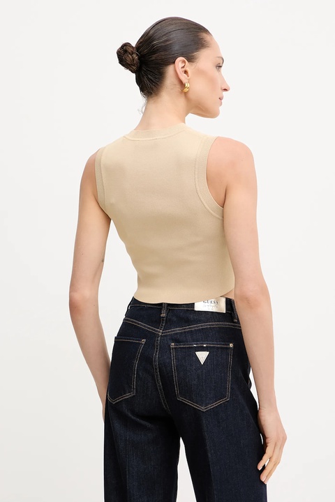 Guess top ALEXIA damski kolor beżowy W4GZ34 Z3F40 - zdjęcie produktu nr 1