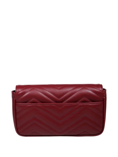 Gucci mini GG Marmont shoulder bag - Red - zdjęcie produktu nr 2