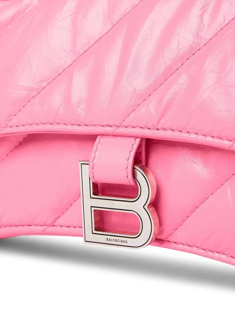 Balenciaga small Crush quilted chain shoulder bag - Pink - zdjęcie produktu nr 2