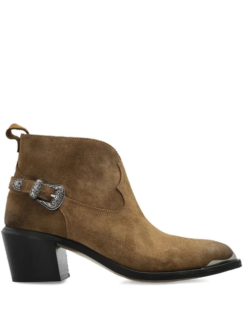 Golden Goose buckle heeled boots - Brown - zdjęcie produktu nr 1