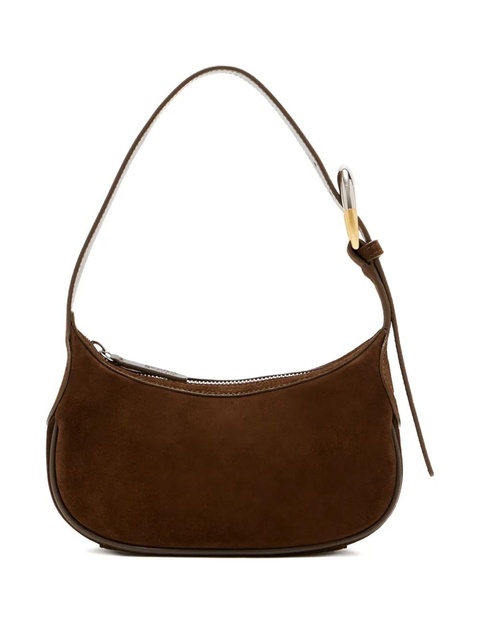 STAUD Owen zip leather shoulder bag - Brown - zdjęcie produktu nr 2