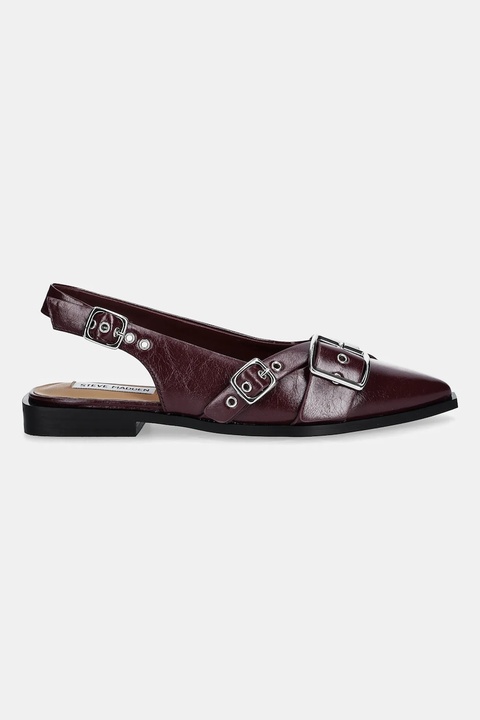 Steve Madden baleriny Grezly kolor bordowy z odkrytą piętą 11003901 - zdjęcie produktu nr 1