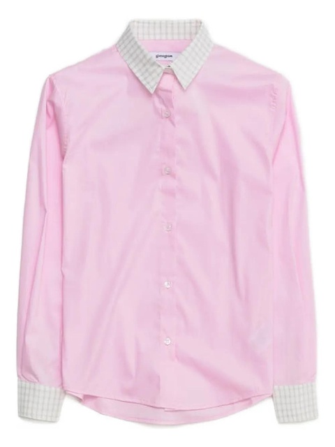 Gimaguas Agusta checked-cuff shirt - Pink - zdjęcie produktu nr 1