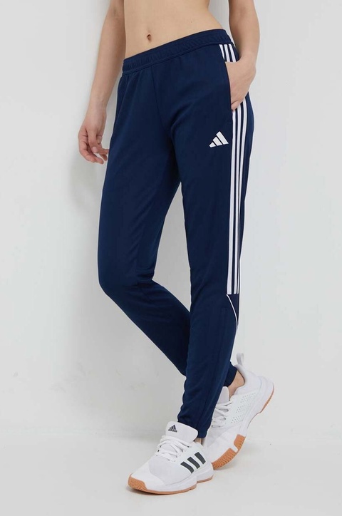 adidas Performance spodnie treningowe Tiro 23 League kolor granatowy z aplikacją HS3539 - zdjęcie produktu nr 2