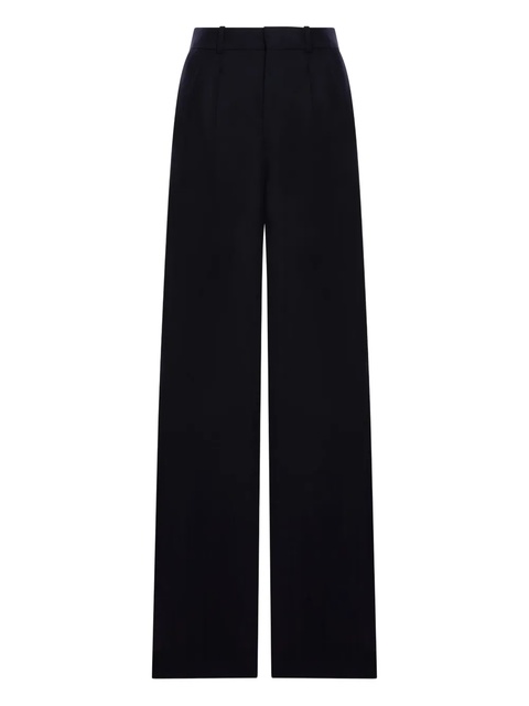 Saint Laurent wide-leg tailored trousers - Blue - zdjęcie produktu nr 2