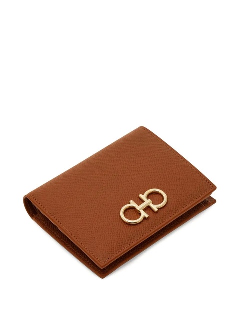 Ferragamo Gancini Buckle Compact Wallet - Brown - zdjęcie produktu nr 2