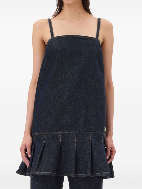 GANNI denim mini dress - Blue - zdjęcie produktu nr 2