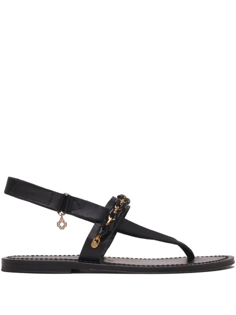 Maje chain-link detail sandals - Black - zdjęcie produktu nr 1
