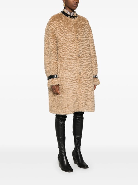 Jil Sander brushed coat - Neutrals - zdjęcie produktu nr 1