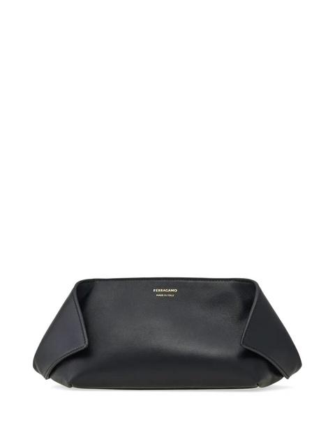 Ferragamo leather makeup bag - Black - zdjęcie produktu nr 1