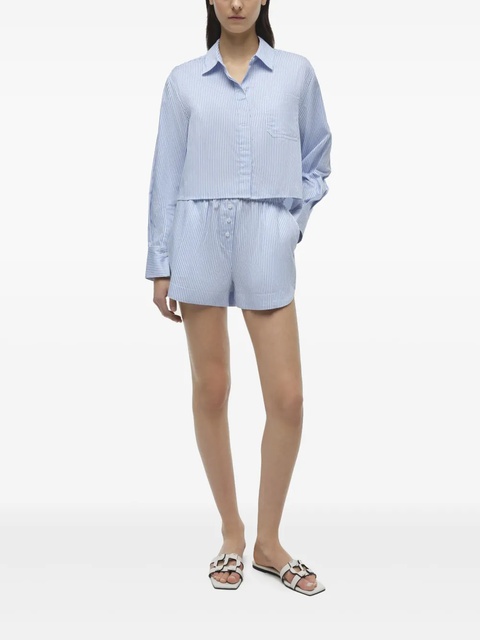 Simkhai Sarah cotton shorts - Blue - zdjęcie produktu nr 1