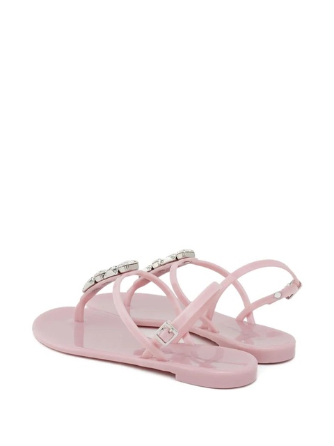 Casadei crystal thong sandals - Pink - zdjęcie produktu nr 1