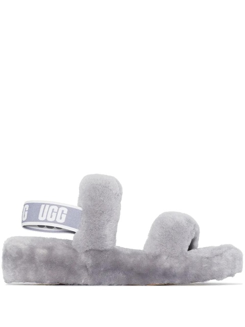 UGG Oh Yeah shearling sandals - Grey - zdjęcie produktu nr 1