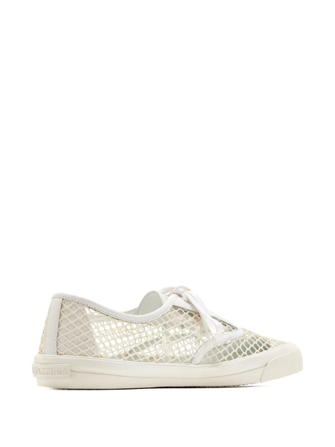 Aquazzura mesh-panel sneakers - White - zdjęcie produktu nr 2