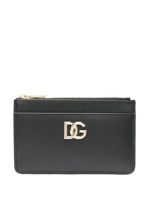 Dolce & Gabbana DG-logo leather card holder - Black - zdjęcie produktu nr 2