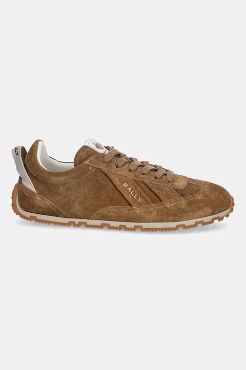 Bally sneakersy zamszowe QUEST-W damskie kolor brązowy WK00CK - zdjęcie produktu nr 2