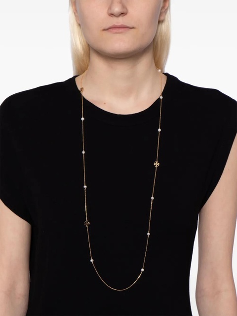 Tory Burch Kira pearl necklace - Gold - zdjęcie produktu nr 2