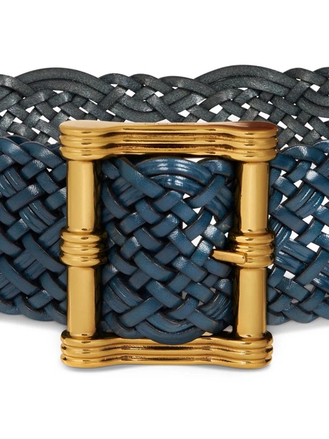 ETRO woven leather belt - Blue - zdjęcie produktu nr 2