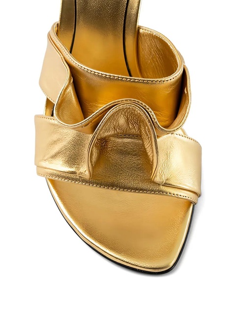 Valentino Garavani leather sandals - Gold - zdjęcie produktu nr 2