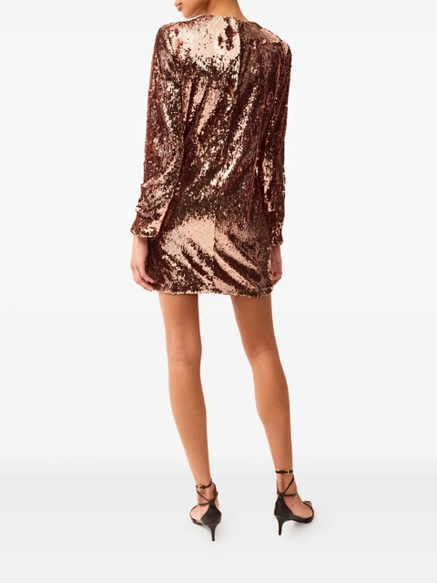 Marie Oliver Scarlet sequin mini dress - Brown - zdjęcie produktu nr 2