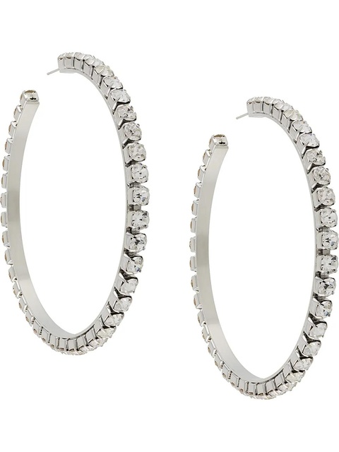 AREA large classic round hoops - Silver - zdjęcie produktu nr 2