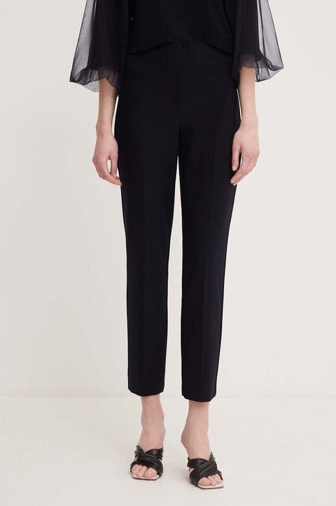 Joseph Ribkoff spodnie damskie kolor granatowy proste medium waist 143105 - zdjęcie produktu nr 1