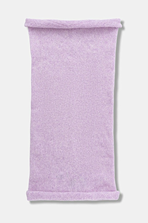 Answear.LAB komin z wełną merino damski kolor fioletowy gładki - zdjęcie produktu nr 2