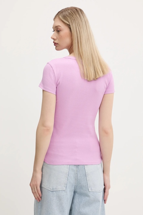 Hugo Blue t-shirt damski kolor fioletowy 50523924 - zdjęcie produktu nr 1