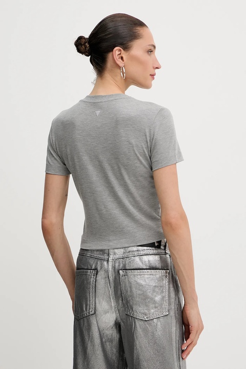 Guess t-shirt damski kolor szary W5YI06 KCYV2 - zdjęcie produktu nr 1