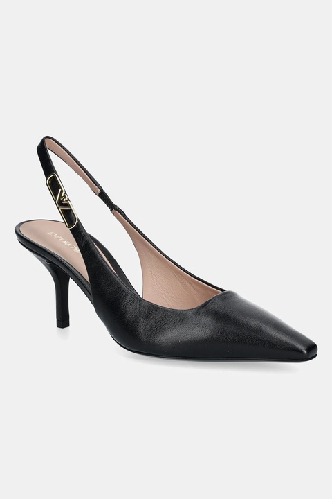 Emporio Armani szpilki skórzane kolor czarny X3E478 XF271 00002 - zdjęcie produktu nr 1