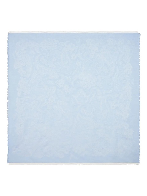 ETRO floral-jacquard scarf - Blue - zdjęcie produktu nr 1