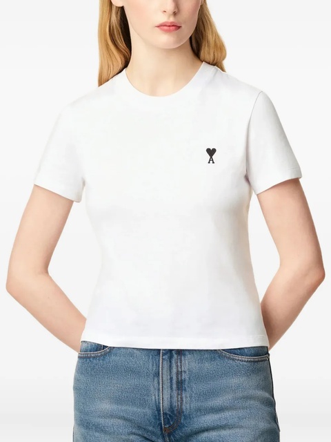 AMI Paris logo T-shirt - White - zdjęcie produktu nr 1