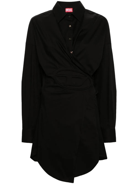 Diesel D-Sizen-N1 poplin shirt dress - Black - zdjęcie produktu nr 1