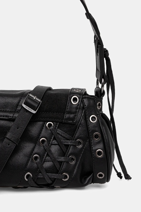 Desigual torebka TANGO BLACK PATCH ZAR kolor czarny 25WAXP36 - zdjęcie produktu nr 2