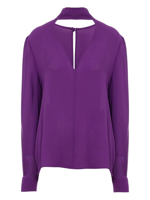 Valentino Garavani silk blouse - Purple - zdjęcie produktu nr 2