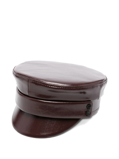 Ruslan Baginskiy coated newsboy cap - Brown - zdjęcie produktu nr 2