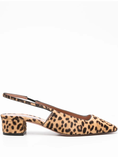 Aquazzura 40mm Ginza pumps - Brown - zdjęcie produktu nr 1