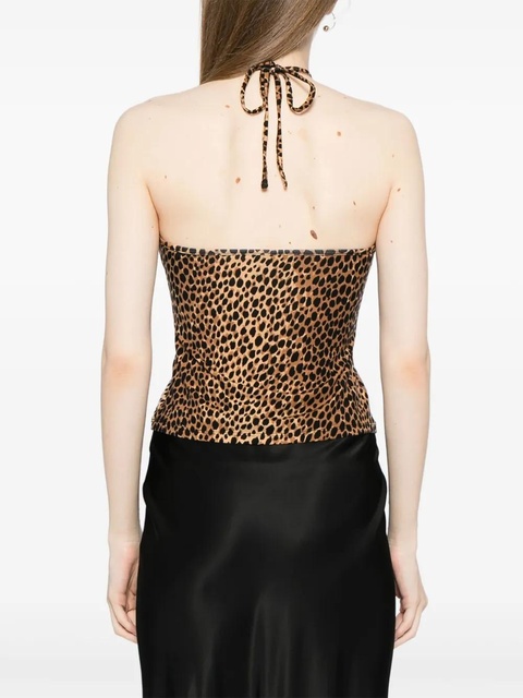 Reformation Juniper knit top - Brown - zdjęcie produktu nr 2