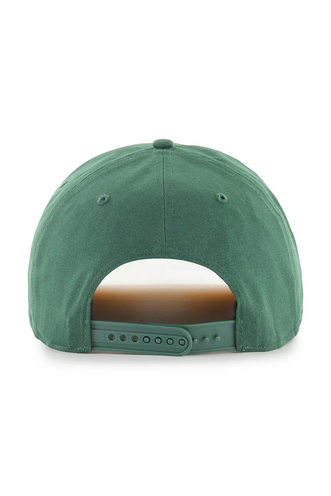 47 brand czapka z daszkiem bawełniana MLB Oakland Athletics kolor zielony z aplikacją B-RSCOE18GWP-DG - zdjęcie produktu nr 2