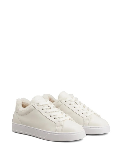 Tod's shearling-trimmed sneakers - Neutrals - zdjęcie produktu nr 2