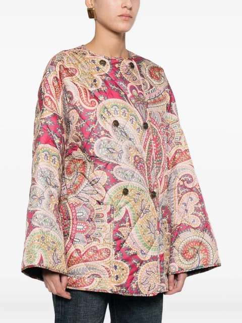 ETRO paisley quilted jacket - Red - zdjęcie produktu nr 2