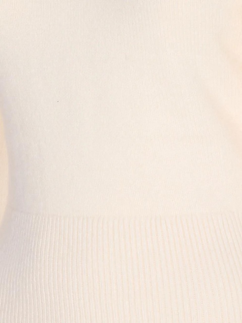 Guest In Residence raglan-sleeve cashmere top - White - zdjęcie produktu nr 2