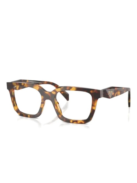Prada Eyewear square-frame glasses - Brown - zdjęcie produktu nr 2