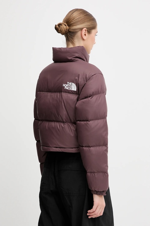 The North Face kurtka puchowa Nuptse kolor brązowy zimowa NF0A5GGEBQ71 - zdjęcie produktu nr 2