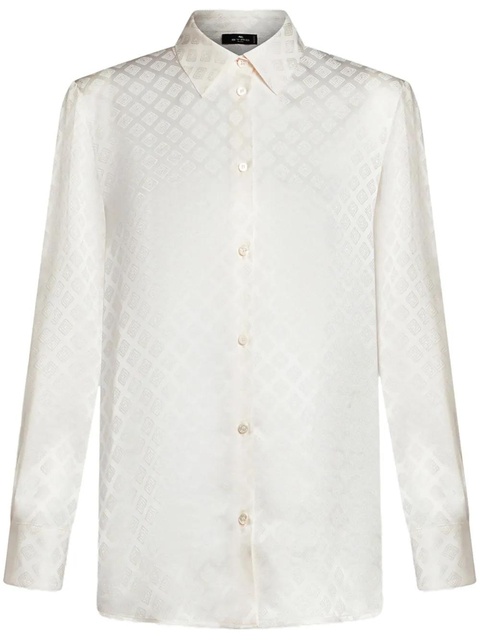 ETRO silk jacquard shirt - White - zdjęcie produktu nr 1