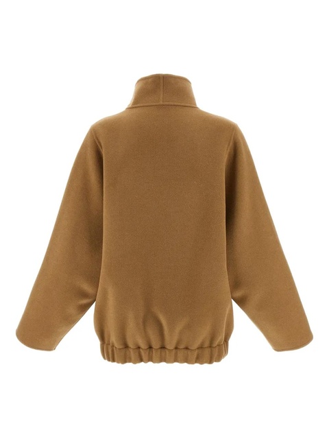 KHAITE Garrett high-neck bomber jacket - Neutrals - zdjęcie produktu nr 1