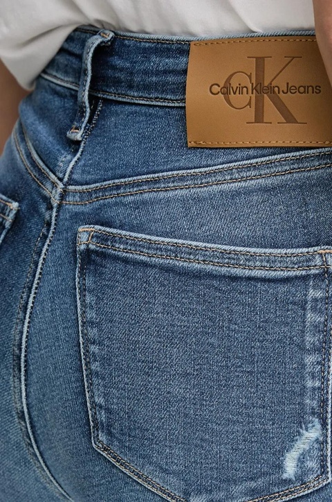 Calvin Klein Jeans jeansy damskie kolor niebieski J20J225115 - zdjęcie produktu nr 2