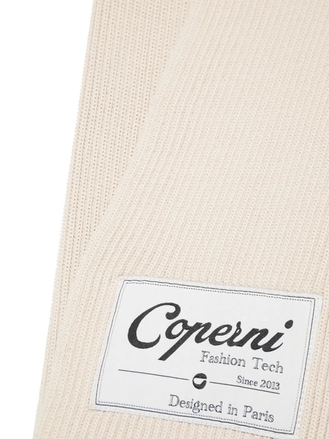Coperni logo-patch scarf - Neutrals - zdjęcie produktu nr 2
