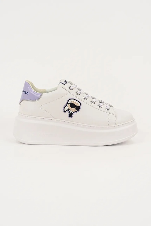 Karl Lagerfeld sneakersy skórzane ANAKAPRI damskie kolor biały KL63530N - zdjęcie produktu nr 1