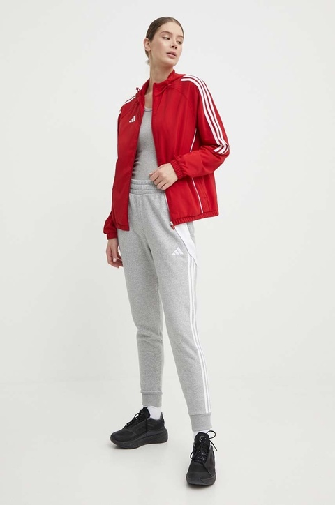 adidas Performance spodnie dresowe TIRO kolor szary wzorzyste IS1011 - zdjęcie produktu nr 2
